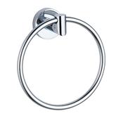 Round Towel Ring 160mm  – Chrome image