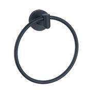 Round Towel Ring 160mm – Black image