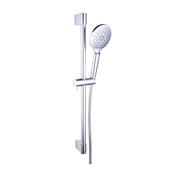 3 Mode Round Shower Riser Kit - Chrome