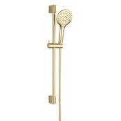 3 Mode Round Shower Riser Kit - Brushed Brass image