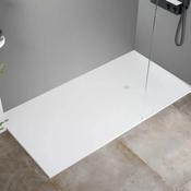 Slate Rectangular Shower Tray 1000 x 800mm - White