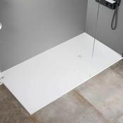 Slate Rectangular Shower Tray 1100 x 800mm - White
