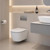 Ravello Rimless Round Wall Hung Toilet with Soft Close Seat image