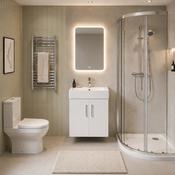 Modern Chrome Bathroom Suite