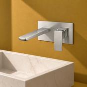 Ravena Wall Mounted Basin Tap - Chrome image