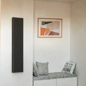 3 Column Vertical Anthracite Radiator 1800x470mm