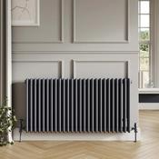 3 Column Horizontal Designer Radiator 600 x 1190mm - Anthracite