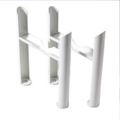 White Support Legs for 3 Column Radiators