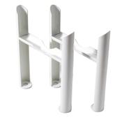 White Support Legs for 2 Column Radiators
