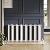 2 Column Horizontal Designer Radiator 600 x 1190mm - White