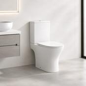 Azzuro Rimless Open Back Comfort Height Toilet - Close Coupled