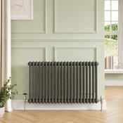 3 Column Horizontal Designer Radiator 600 x 1010mm - Anthracite