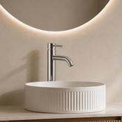 Pisa Round Tall Mono Basin Mixer Tap - Chrome image