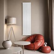 Cadiz Flat Vertical Double Panel Radiator 1800 x 452mm - White image