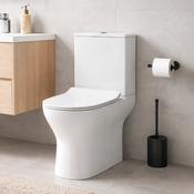 Azzuro Rimless Open Back Toilet with Soft Close Seat