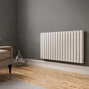Granada Horizontal Double Radiator 600 x 1200mm - White