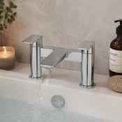 Capri Deck Mounted Bath Filler Tap - Chrome
