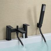 Capri Bath Shower Mixer Tap - Black