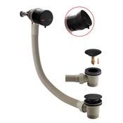 Bath Filler Waste &amp; Overflow Kit - Black