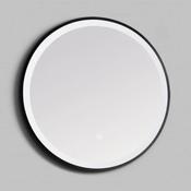 Pesaro 600mm Round Black Mirror with Touch Sensor &amp; Demister