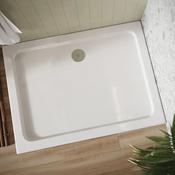 Slimline 1000 x 700 mm Low Profile Rectangle Shower Tray - White
