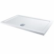 Slimline 1700 x 800 mm Low Profile Rectangle Shower Tray - White