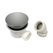 Shower Waste for Stone Resin Tray 90mm - Chrome