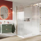 Andora Slate Rectangular Shower Tray 1700 x 900mm - White image