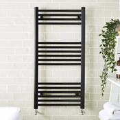 500 x 800mm Heated Towel Rail 1856 BTU - Black image