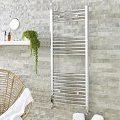 500 x 800mm Towel Radiator - Chrome