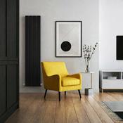 Cordoba Aluminium Vertical Double Panel Radiator 1800 x 375mm - Anthracite