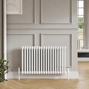 2 Column Horizontal Designer Radiator 600 x 830mm - White