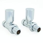 Chrome Straight Radiator Valves