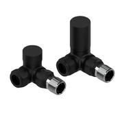 Corner Black Radiator Valves image