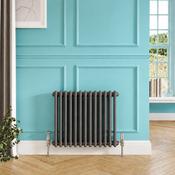 3 Column Horizontal Designer Radiator 600 x 650mm - Anthracite image