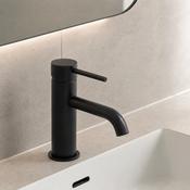 Pisa Round Basin Tap - Matt Black