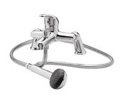Flow Lever Bath Shower Mixer Tap - Chrome
