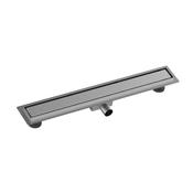 Tile Insert Linear Shower Drain 600mm - Brushed Steel