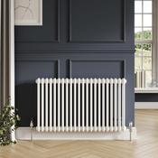 3 Column Horizontal Designer Radiator 600 x 1010mm - White
