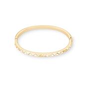 COEUR DE LION Bangle Faceted Gold 0135321600