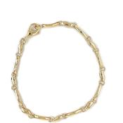 9ct Gold Long Link Bracelet GB419 image