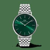 Daniel Wellington Classic 7-Link Emerald Silver Watch DW00101022 image