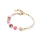 COEUR DE LION Bracelet GeoCUBE® Fusion Precious Pearl Mix gold-pink 1122300416 D image
