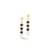 COEUR DE LION Mystic Pearl earrings gold-black 1131211314 D image