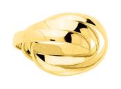 Bijoux D'Or 18ct Gold-Plated 3mm Russian Wedding Ring 117243