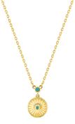 Bijoux D'Or 18ct Gold-Plated Turquoise Necklet 132635