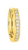 Bijoux D'Or 18ct Gold-Plated CZ Huggie Single Earring 135087.1U