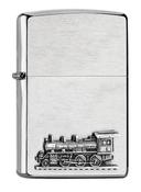 Zippo Brushed Chrome Locomotive Windproof Lighter 2007833