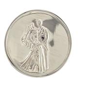 Wedding Coin Bride &amp; Groom Silver Plated SP1000