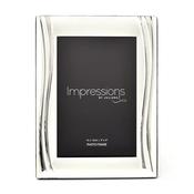 Silver Plated Wavy 4 x 6 inch Photo Frame 21-26446 image